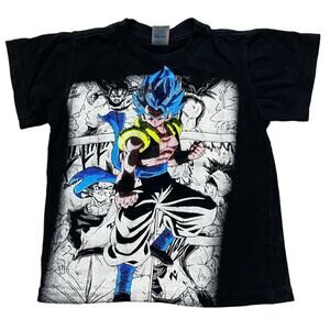 Rare Vintage Gicab Kids Dragon Ball Z Gogeta AOP T Shirt Youth S